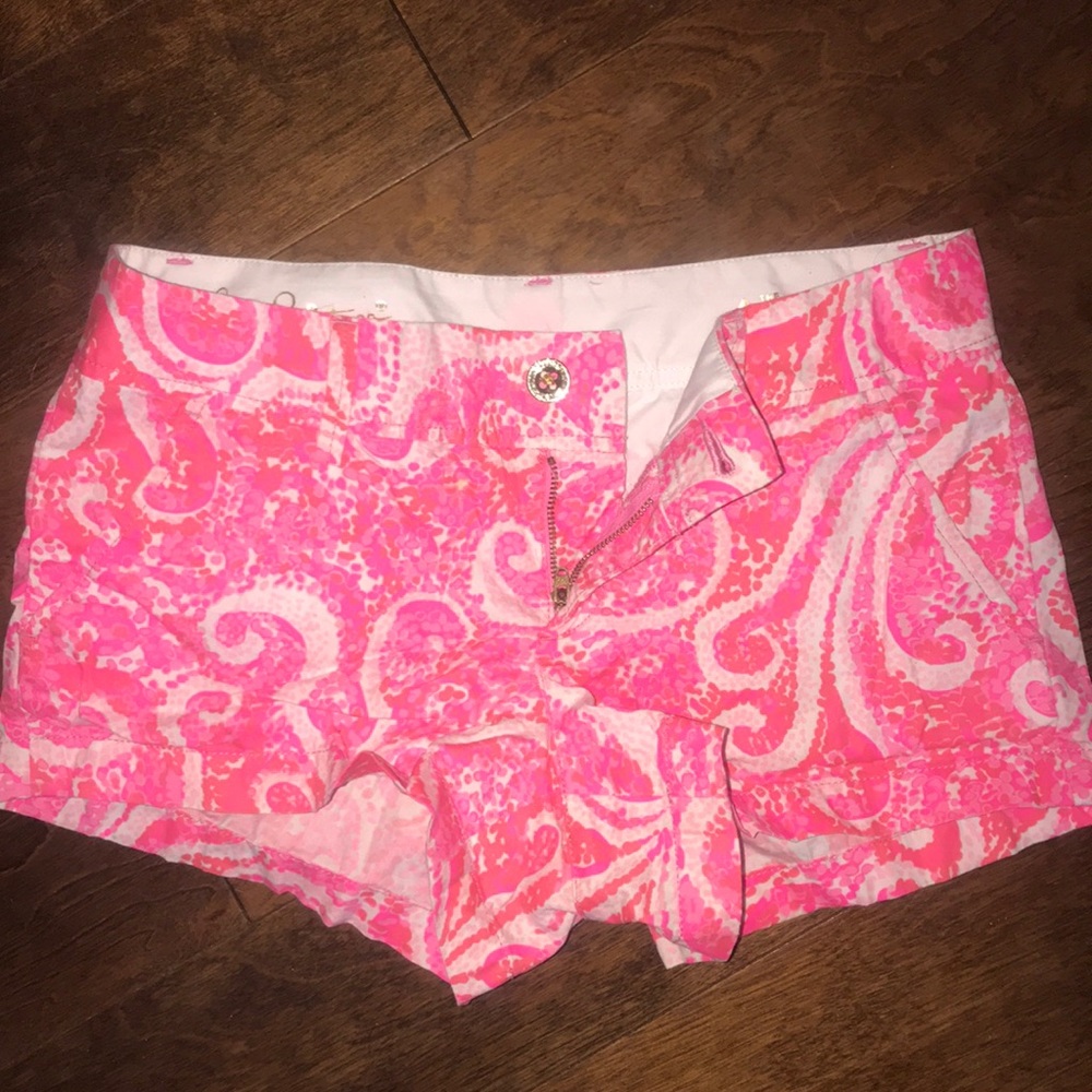 Lilly Pulitzer Pink Printed Shorts